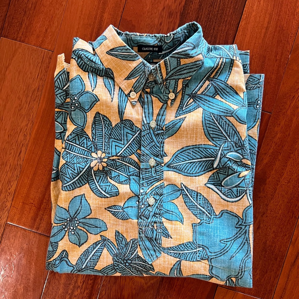 SALE🥳 Mens Vintage Reyn Spooner Classic Hawaiian Print Shirt, Large